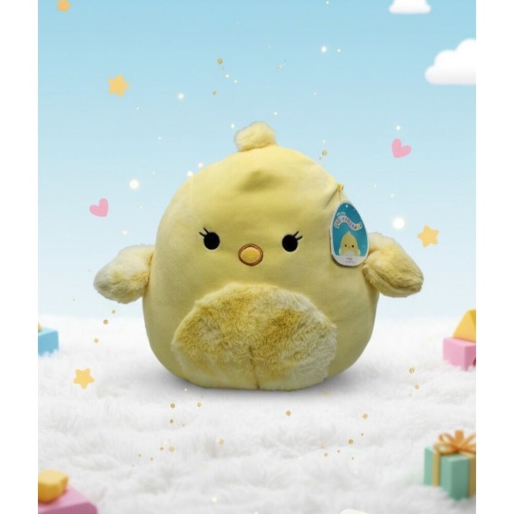 SQUISHMALLOW Aimee the Yellow Chick 12" Easter Squad Plush Stuffed Animal NWT